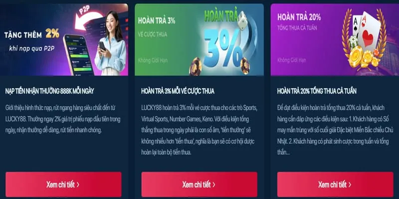 Thưởng nạp tiền hàng ngày ok83865 nhà cái